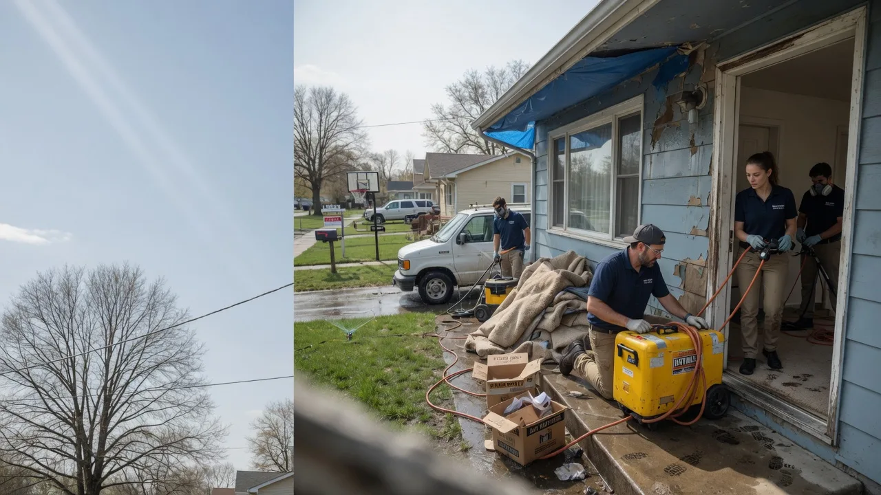Basement Flood Cleanup in Kirkersville, OH near me
